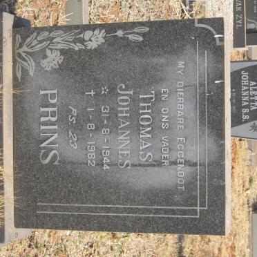 PRINS Thomas Johannes 1944-1982