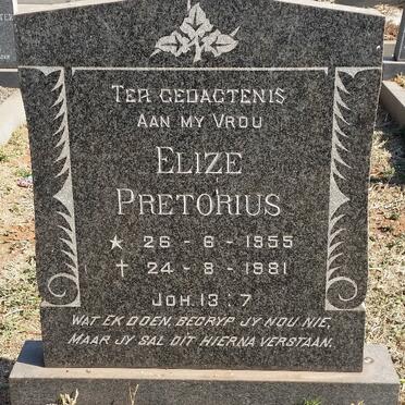 PRETORIUS Elize 1955-1981