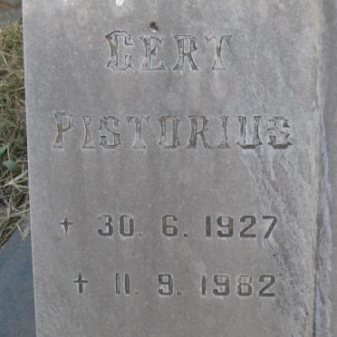 PISTORIUS Gert 1927-1982