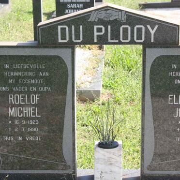 PLOOY Roelof Michiel, du 1923-1990 &amp; Elizabeth Johanna 1924-2002