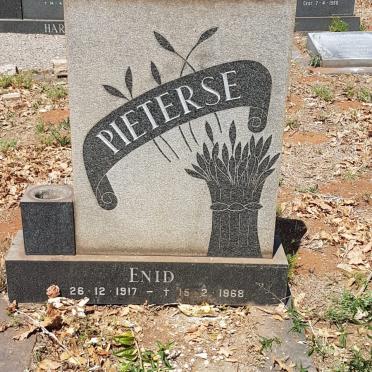PIETERSE Enid 1917-1968