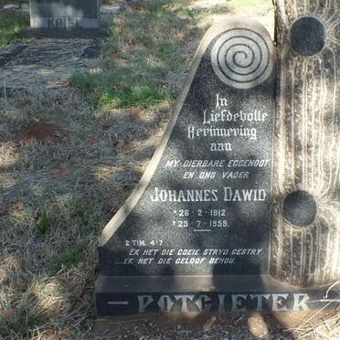 POTGIETER Johannes Dawid 1912-1959