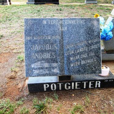 POTGIETER Jacobus Andries 1932-1991
