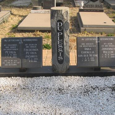 PLESSIS, du  :: VAN DER MERWE_1