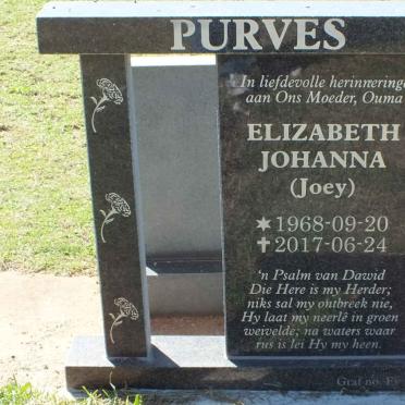 PURVES Elizabeth Johanna 1968-2017