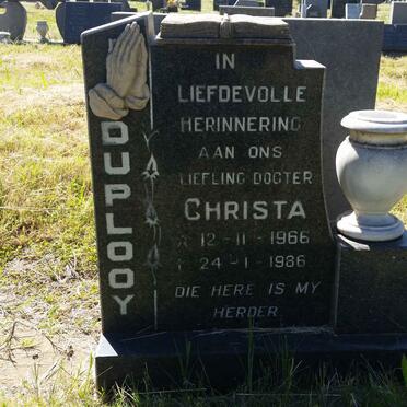 PLOOY Christa, du 1966-1986