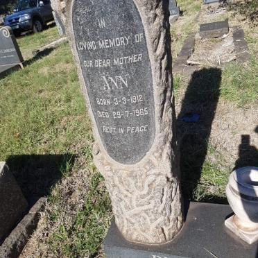 PIENAAR Ann 1912-1965