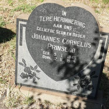 PRINSLOO Johannes Cornelus 1945-1965
