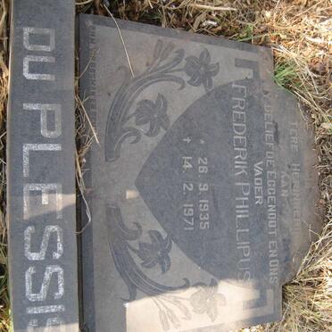 PLESSIS Frederik Phillipus, du 1935-1971