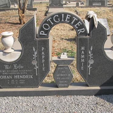 POTGIETER Johan Hendrik 1930-1985