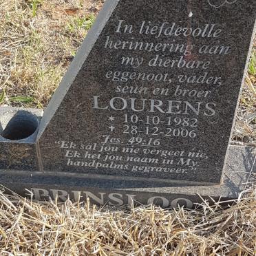 PRINSLOO Lourens 1982-2006