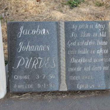 PURVES Jacobus Johannes 1950-1993