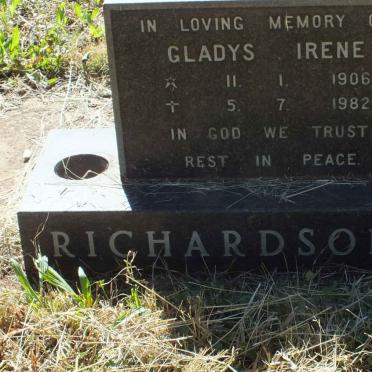 RICHARDSON Gladys Irene 1906-1982