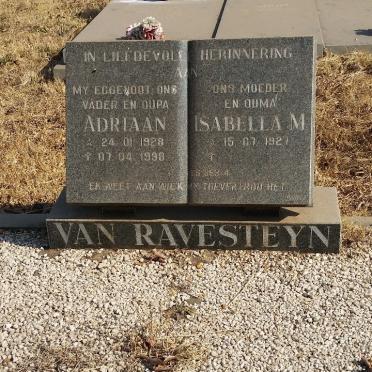 RAVESTEYN Adriaan, van 1928-1998 &amp; Isabella M. 1927-