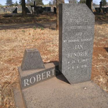 ROBERTS Jan Hendrik 1942-1972