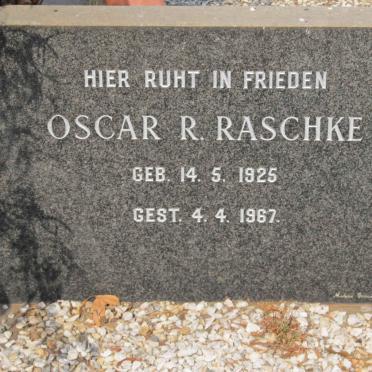 RASCHKE Oscar R. 1925-1967