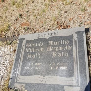 RATH Gustav Wilhelm 1897-1970 &amp; Martha Margarethe 1893-1982