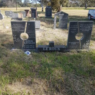 ROUX Louis Lategan, le 1922-2007 &amp; Petronella Maria 1926-2008