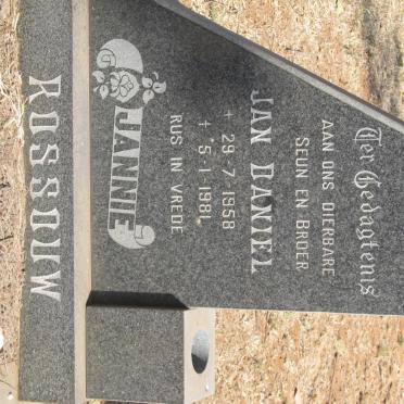 ROSSOUW Jan Daniel 1958-1981