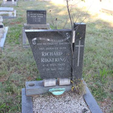 RIKKERING Richard 1903-1973