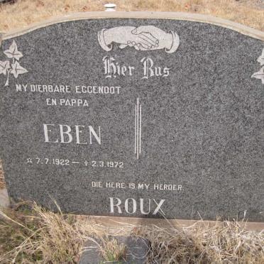 ROUX Eben 1922-1972