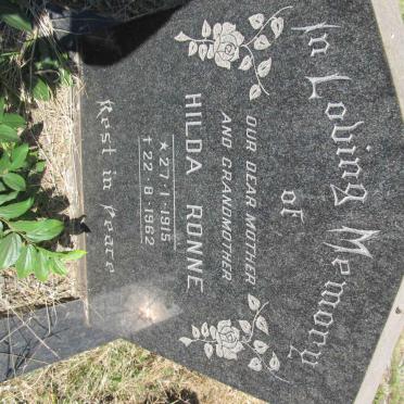 RONNE Hilda 1915-1962