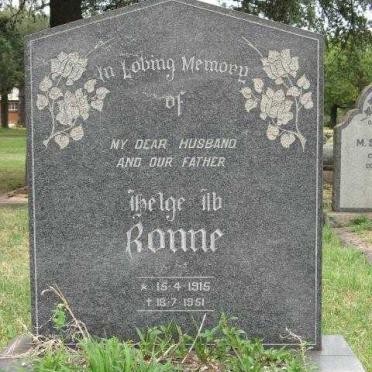 RONNE Helge Ilb 1915-1951