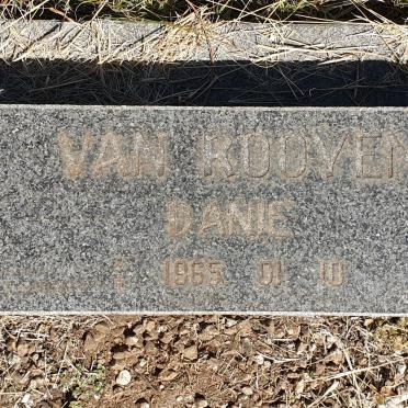 ROOYEN Danie, van 1965-1965