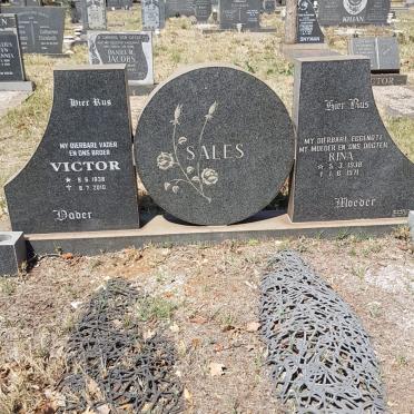 SALES Victor 1938-2010 &amp; Rina 1938-1971