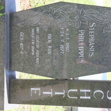 SCHUTTE Stephanus Phillippus 1907-1977