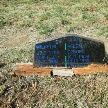 SCHLAUCH Wilhelm 1900-1992 &amp; Helena VELLEMA 1903-1992