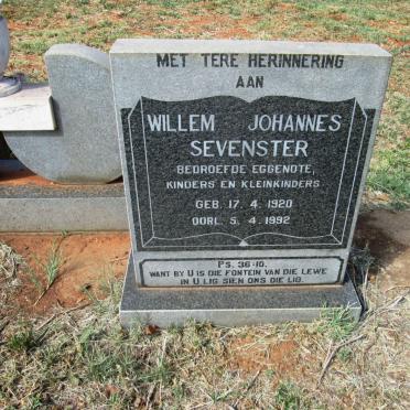 SEVENSTER Willem Johannes 1920-1992