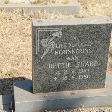 SHARP Bettie 1910-1980