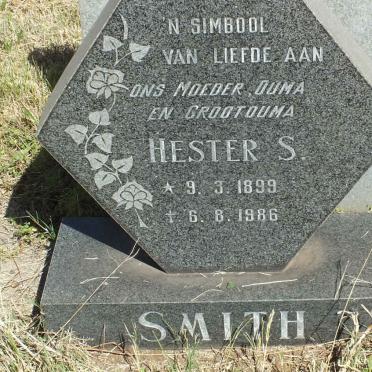 SMITH Hester S. 1899-1986
