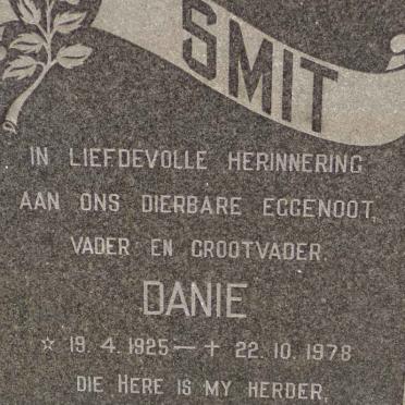 SMIT Danie 1925-1978