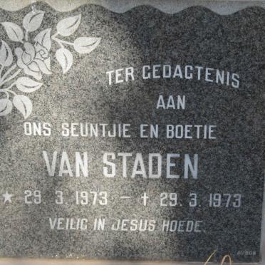 STADEN Seuntjie, van 1973-1973