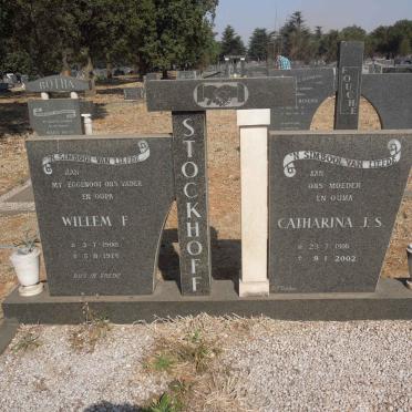 STOCKHOFF Willem F. 1908-1974 &amp; Catharina J.S. 1916-2002