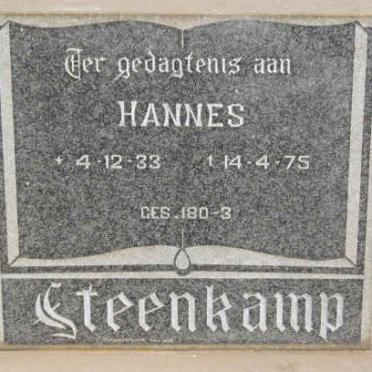 STEENKAMP Hannes 1933-1975