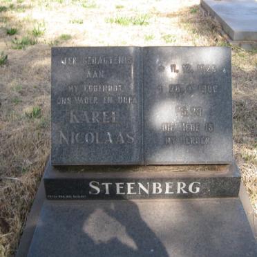 STEENBERG Karel Nicolaas 1926-1986