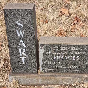 SWART Frances 1926-1971