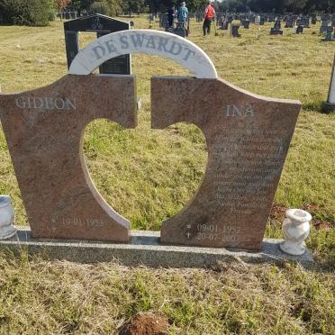 SWARDT Gideon, de 1953- &amp; Ina 1957-2007