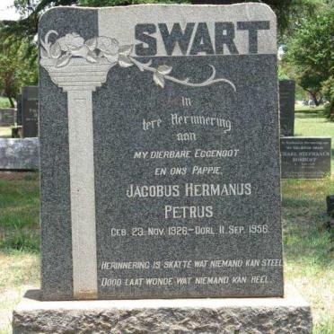 SWART Jacobus Hermanus Petrus 1926-1956