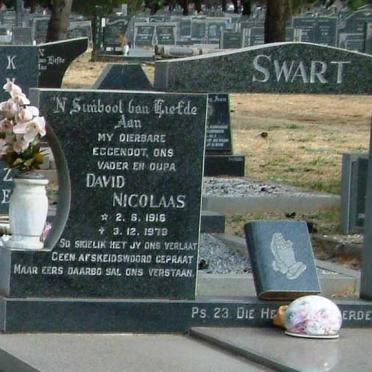 SWART David Nicolaas 1916-1979