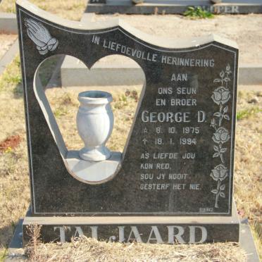 TALJAARD George D. 1975-1994