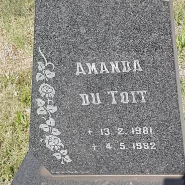 TOIT Amanda, du 1981-1982