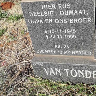 TONDER Neelsie, van 1945-1999