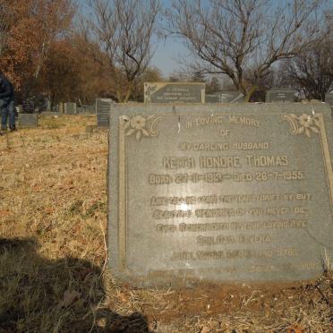 THOMAS Keith Honore 1913-1955