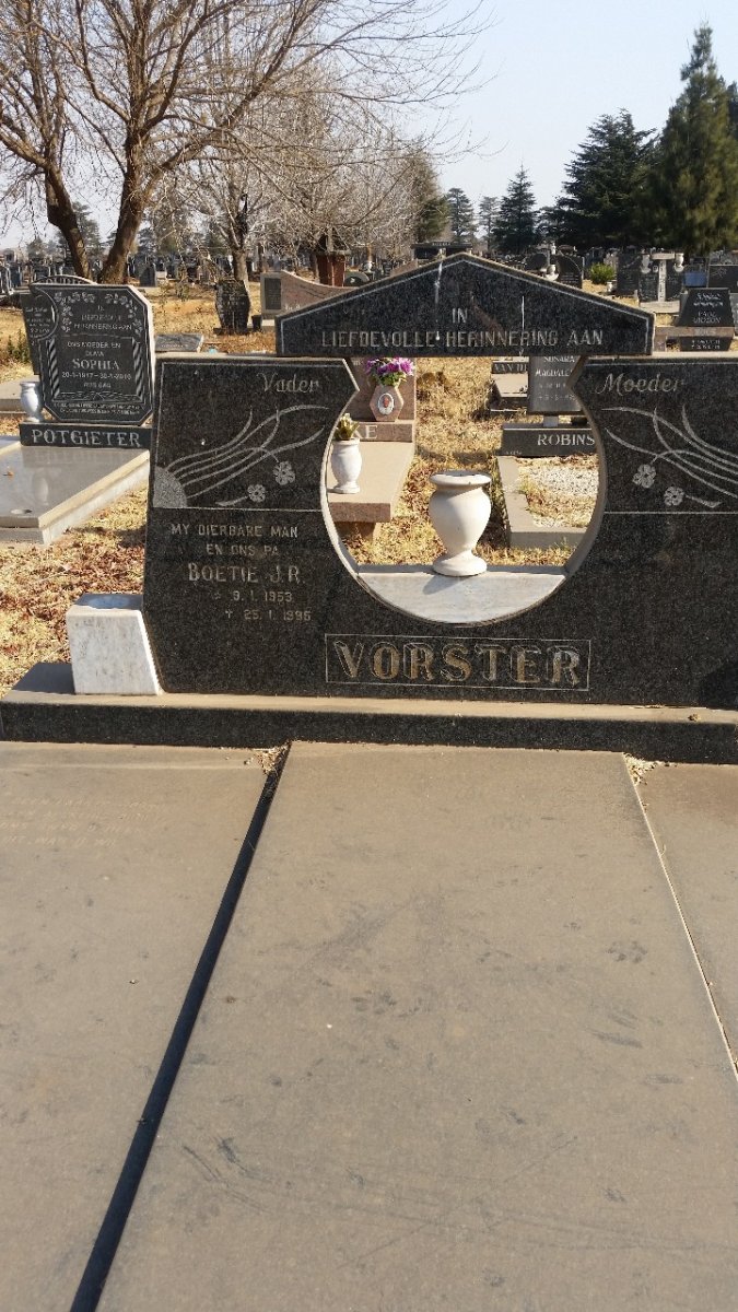 VORSTER J.R. 1953-1995