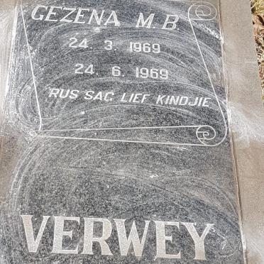 VERWEY Gezena M.B. 1969-1969