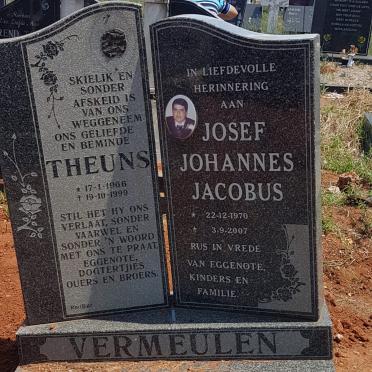 VERMEULEN Theuns 1966-1999 :: VERMEULEN Josef Johannes Jacobus 1970-2007
